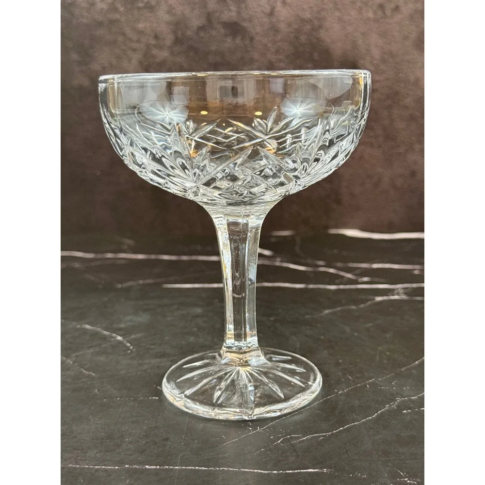 Godinger Dublin Champagne Coupe Glass 6 oz.  5 1/2in Tall